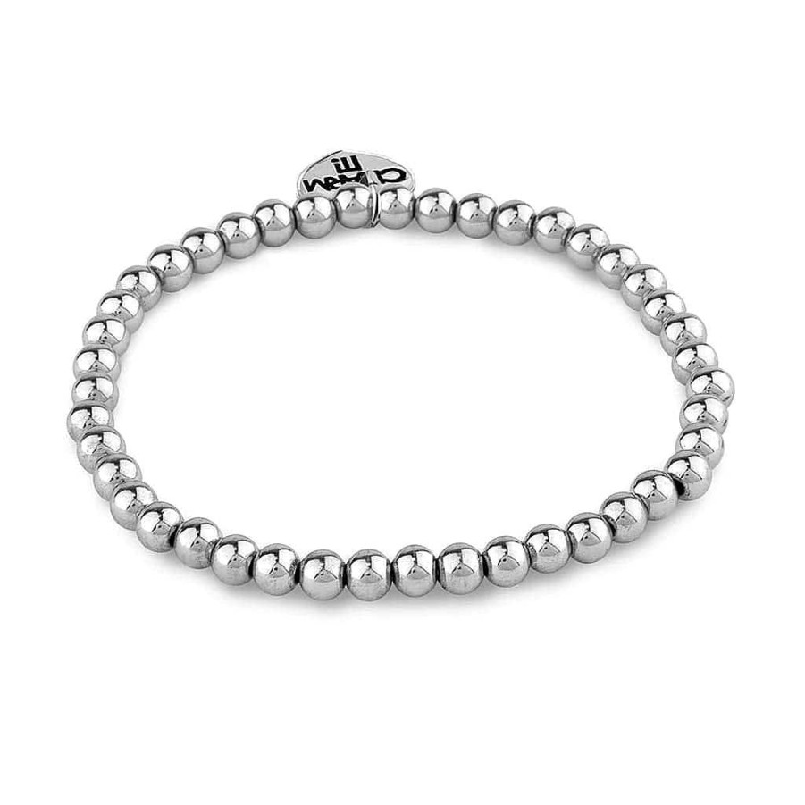 Styles Charm It Charm It! | Silver Stretch Bead Bracelet