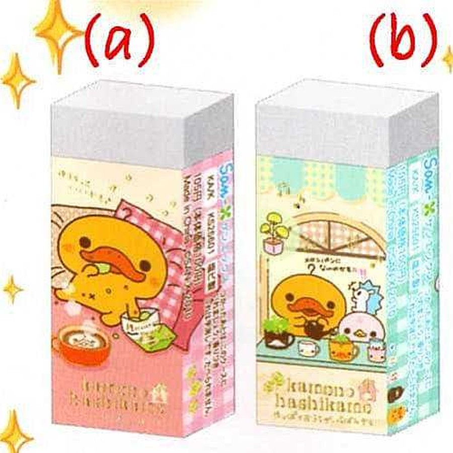 Stationery Kawaii Import Erasers | San-X Kamono Hashikamo Platypus Scented Surprise Erasers