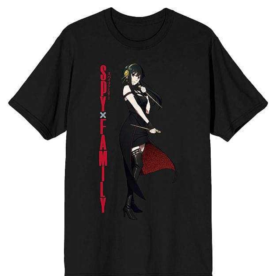 Styles BioWorld Anime & Game Apparel | Spy X Family Yor Unisex Adult Black Tee