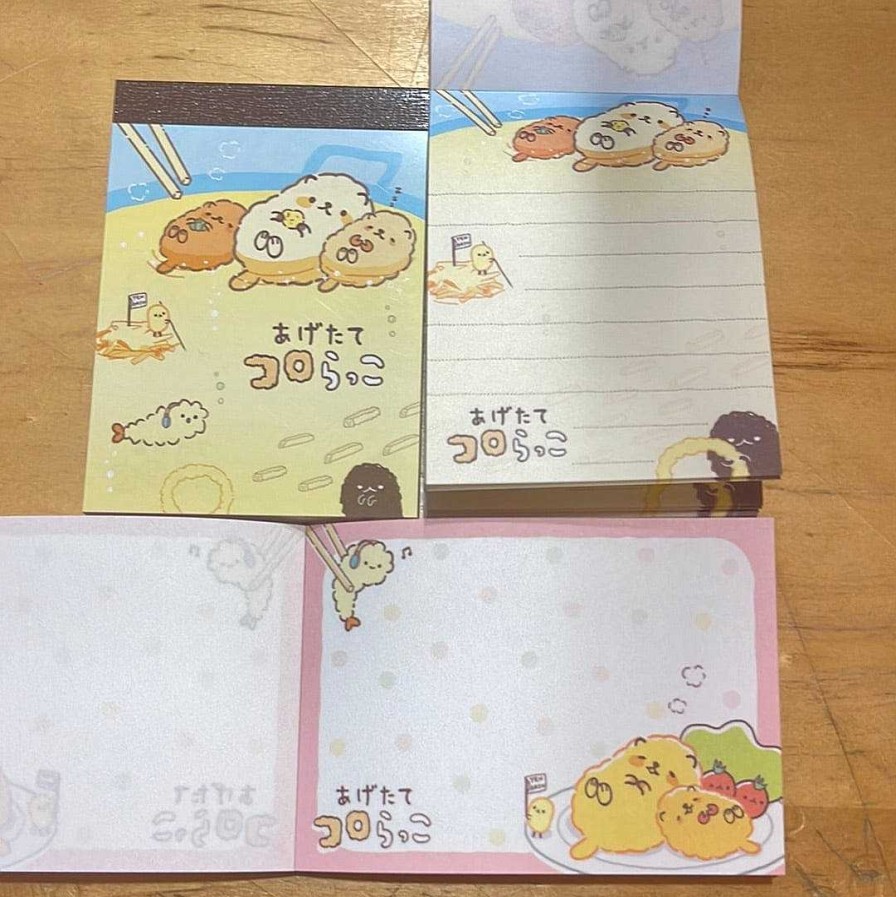 Stationery Kawaii Import Memos | Freshly Raised Fish Small Memo Pad