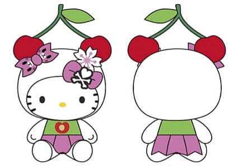 Plush Weactive | Tokidoki X Hello Kitty Midnight Metropolis Cherry Hello Kitty Plushies