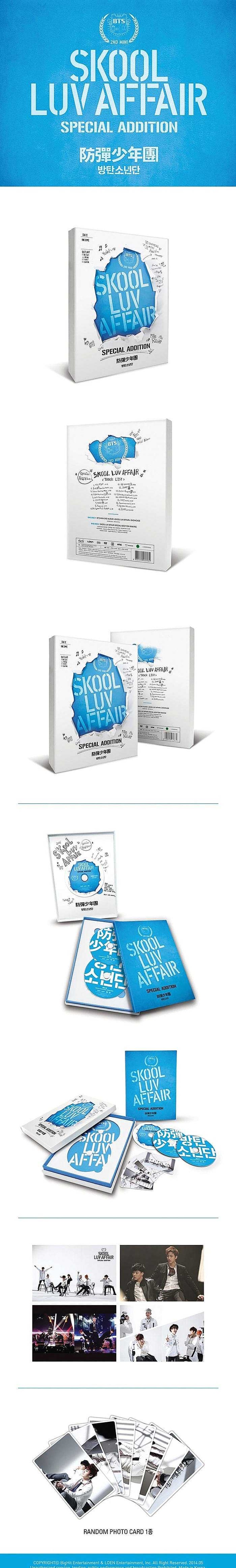 K-Pop Korea Pop Store | Bts - Skool Luv Affair (2Nd Mini Album : Special Addition) (Re-Pressed)