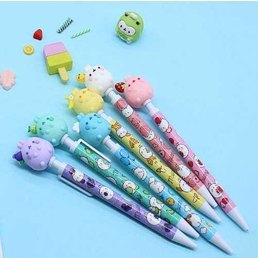 Stationery BeeCrazee Pencils | Molang Mascot Mechanical Pencil