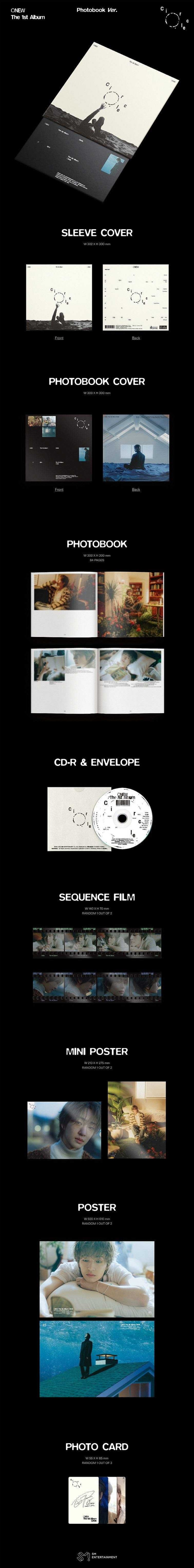 K-Pop Korea Pop Store | Onew - Vol. 1 [Circle] Photobook Ver.