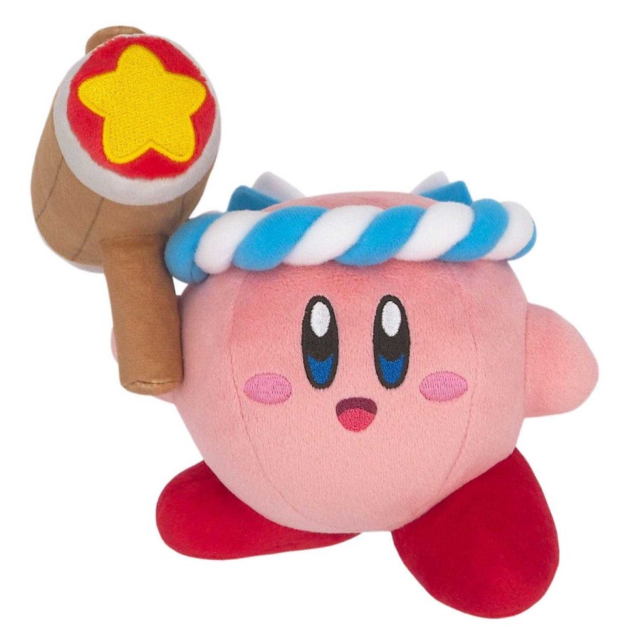 Plush JBK | Kirby'S Dream Land All Star Kirby Hammer 5" Plush