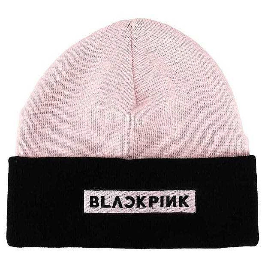 Styles BioWorld Headwear | Blackpink Color Block Embroidered Beanie Adult Size