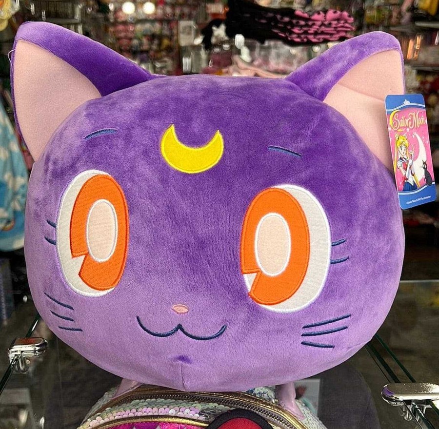 Plush Clever Idiots | Sailor Moon Luna & Artemis Cat Mochi Plush Pillows