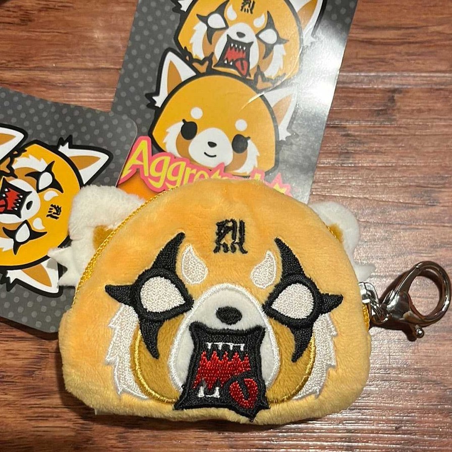 Styles Spin Master Bag Charms | Aggretsuko Face Pouch Keychain