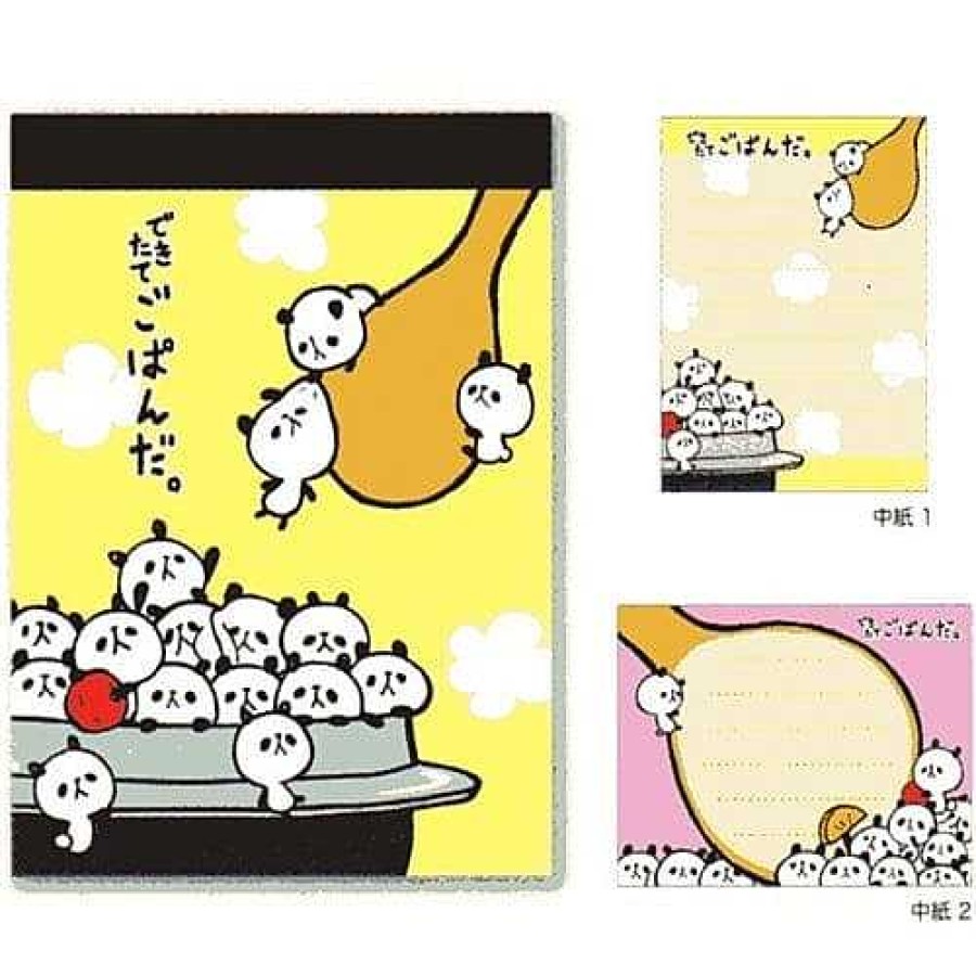 Stationery Kawaii Import Memos | Mind Wave Rice Panda Small Memo Pad