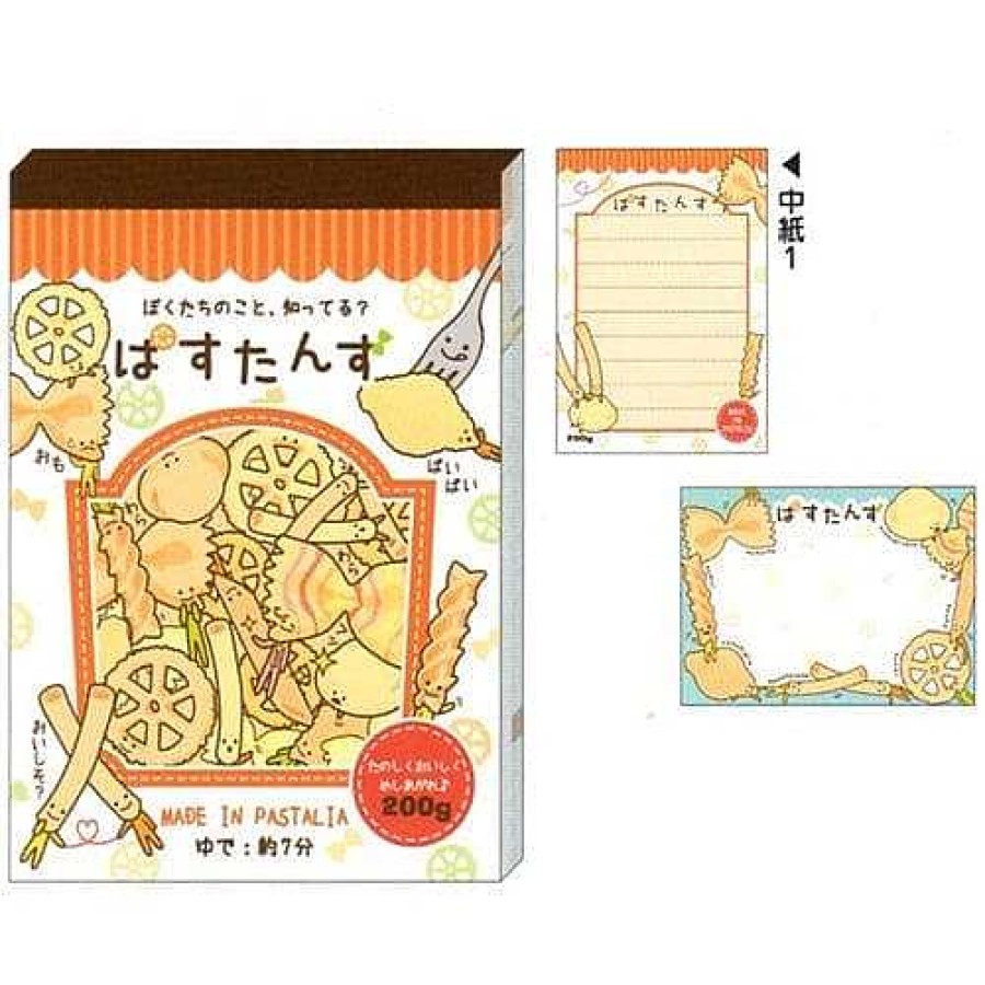 Stationery Kawaii Import Memos | Kamio Pastalia Pasta Land Small Memo Pad