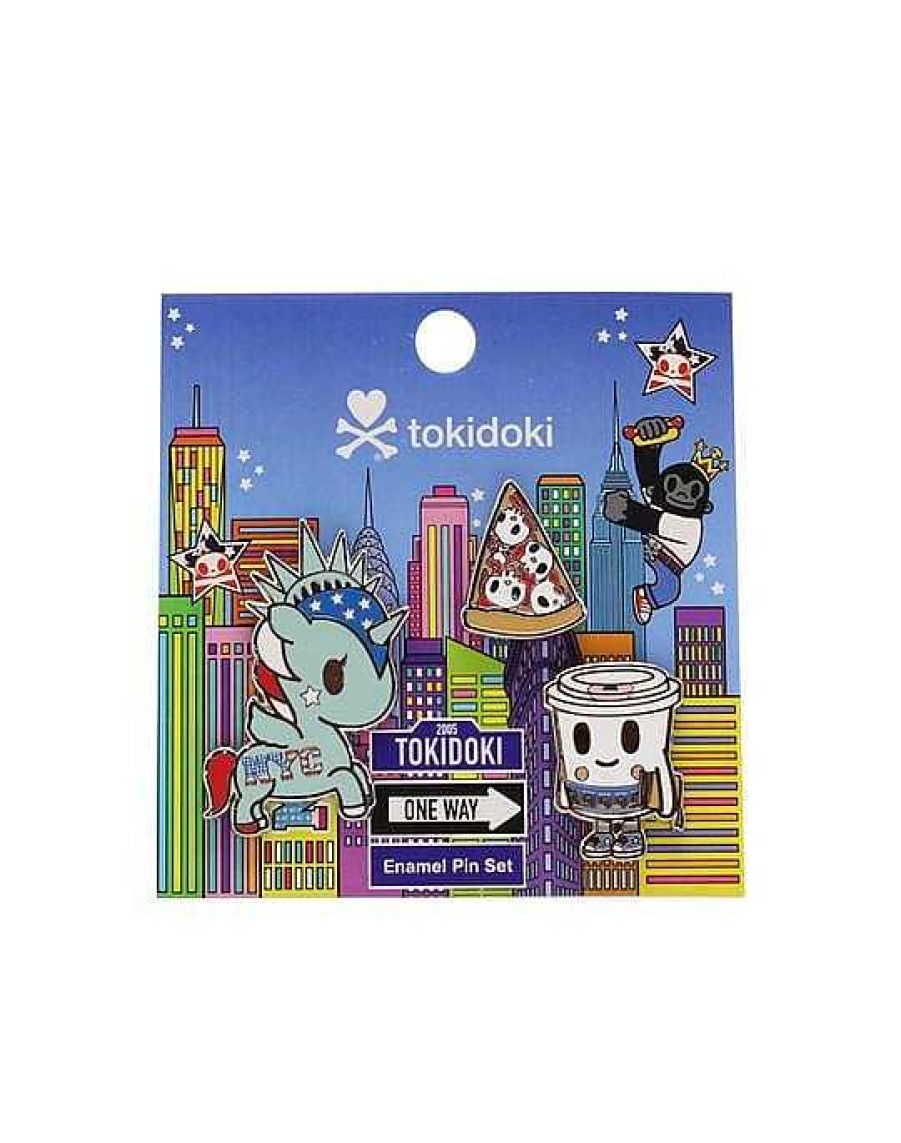 Surprise Box TKDK | Tokidoki Nyc 3 Enamel Pins Set