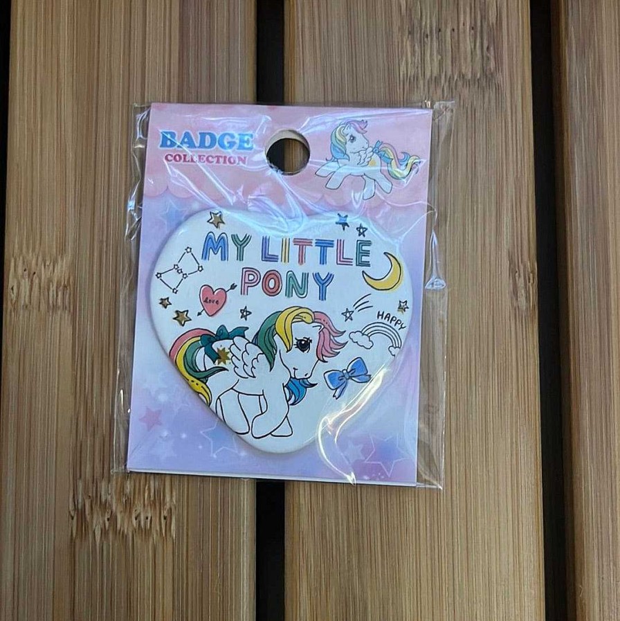 Styles Kawaii Import Pins & Ita | My Little Pony Heart Shaped Pins