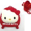 Styles Weactive Backpacks | Red Hello Kitty Plush 8" Backpack For Kids