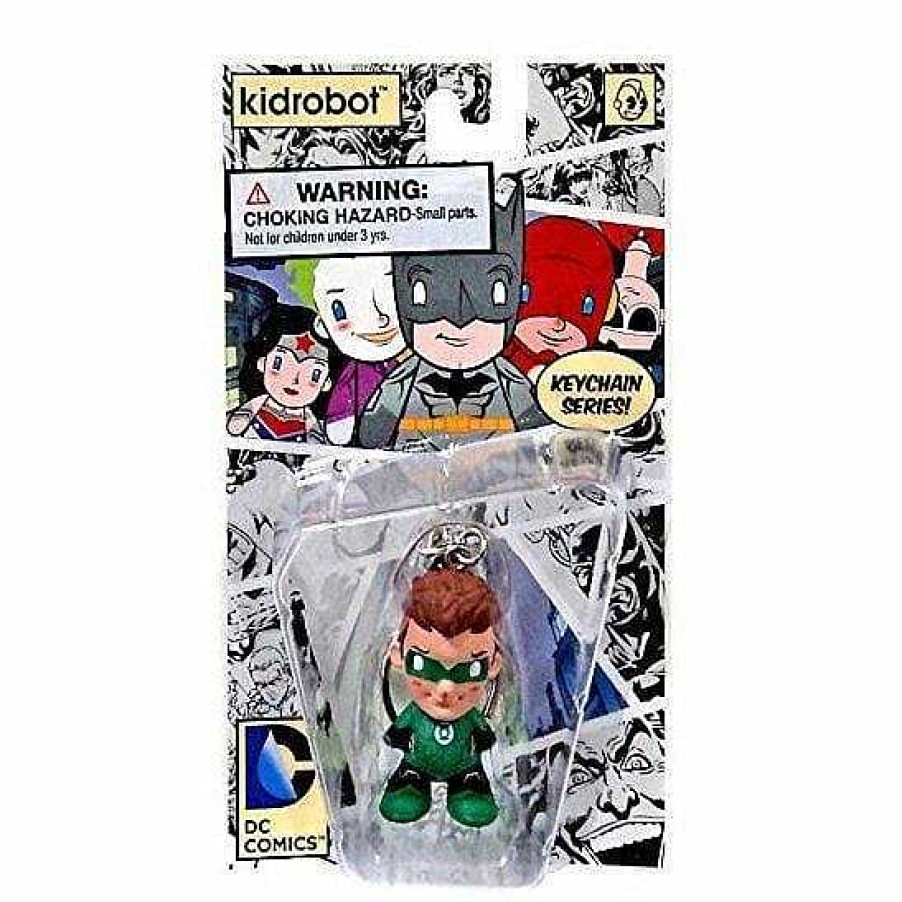 Styles NECA Keychains & Lanyards | Kidrobot X Dc Universe Green Lantern 1.5" Keychain