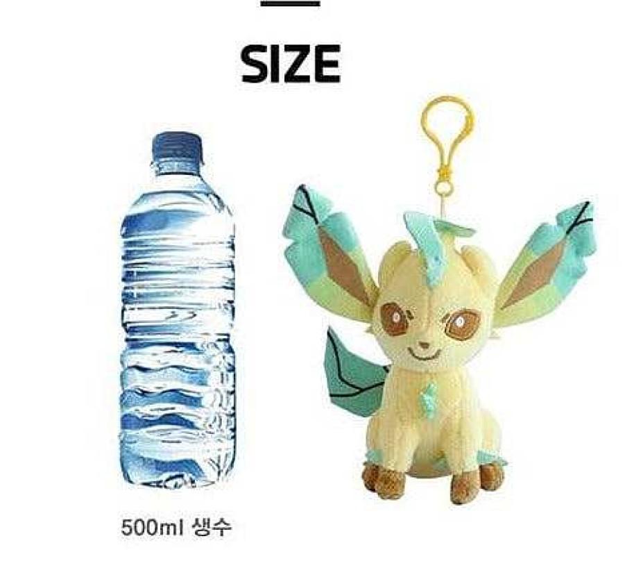 Plush BeeCrazee | Pokemon Plush Clip Leafeon 5 Inch