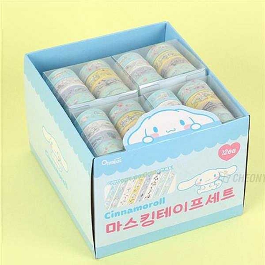 Stationery BeeCrazee Washi & Deco Tape | Sanrio Cinnamoroll Masking Tapes - 8 Piece Set