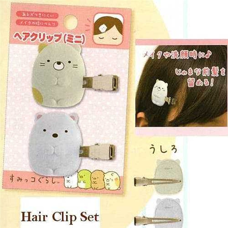 Homegoods Kawaii Import | San-X Sumikko Gurashi "Things In The Corner" Hair Clip Set