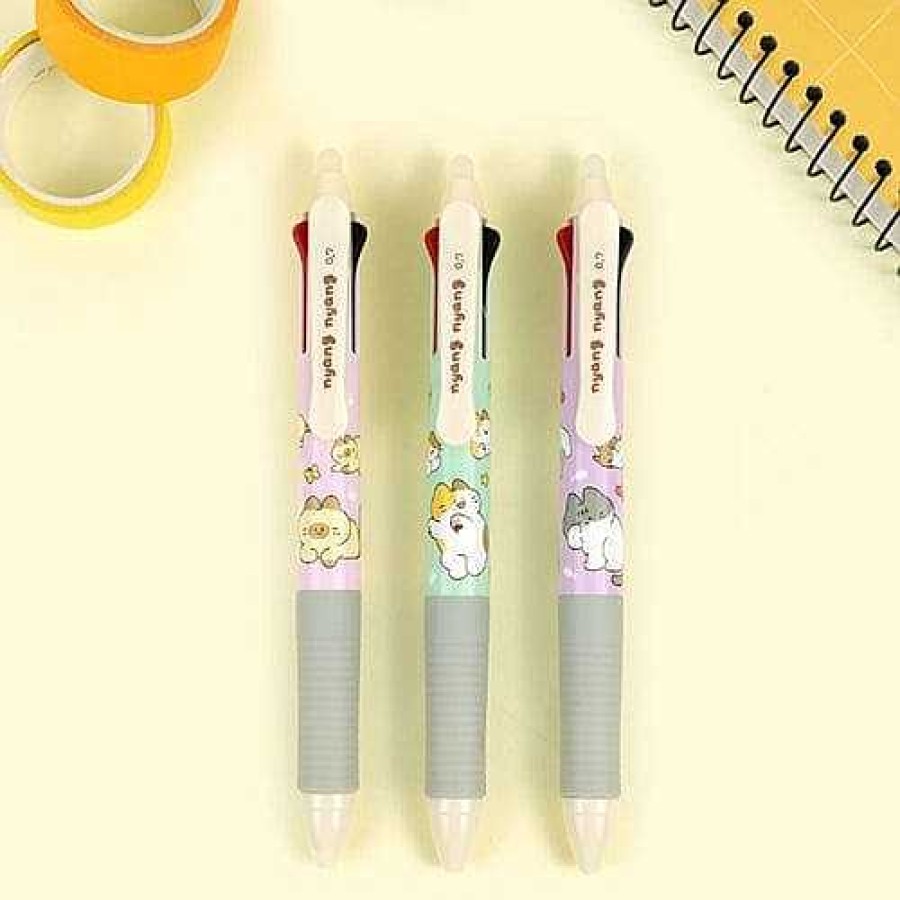 Stationery BeeCrazee Combo Writer | Fat Cat Erasable 3-Color Pen