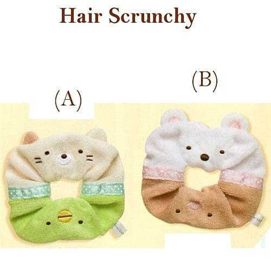 Styles Kawaii Import Hair Accessories | San-X Sumikko Gurashi "Things In The Corner" Hair Scrunchies