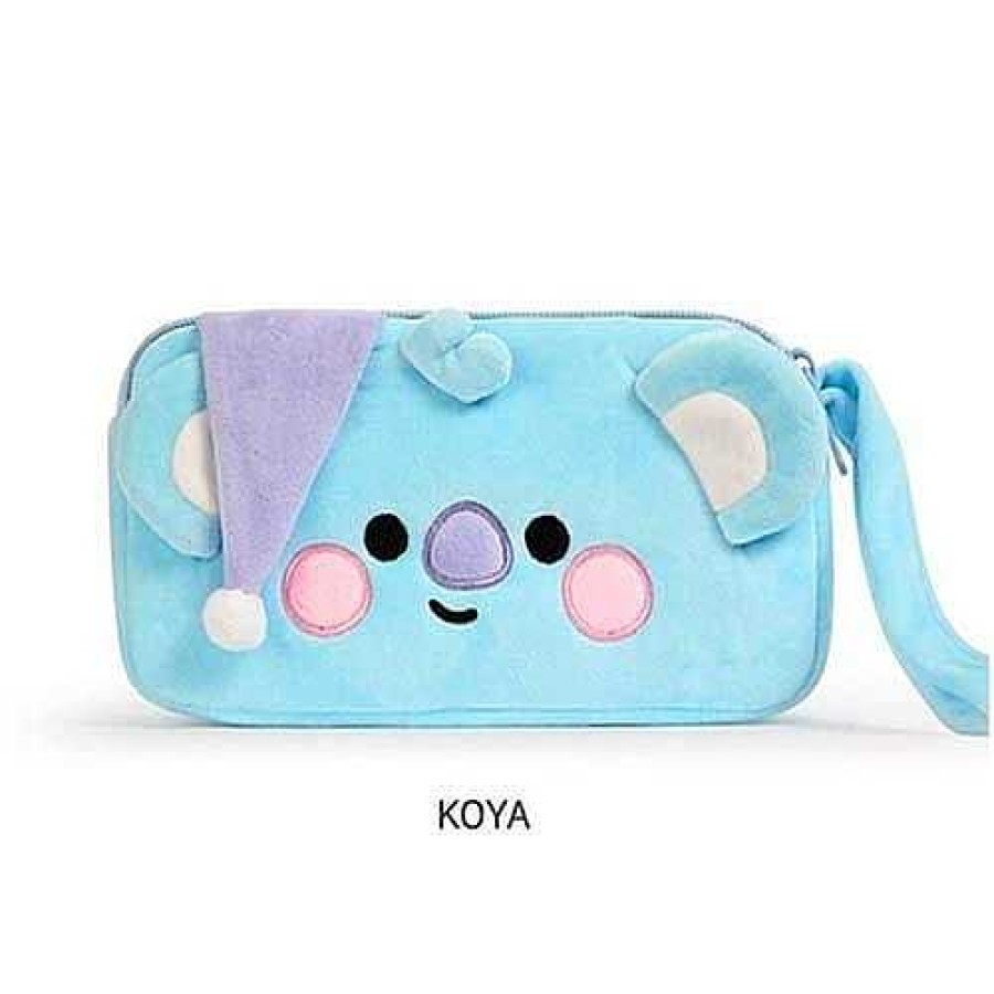 K-Pop BeeCrazee | Bt21 Baby Plushy Pouches With Handy Straps