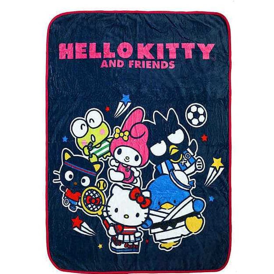 Homegoods BioWorld | Hello Kitty & Friends Gym Day Fleece Throw Blanket