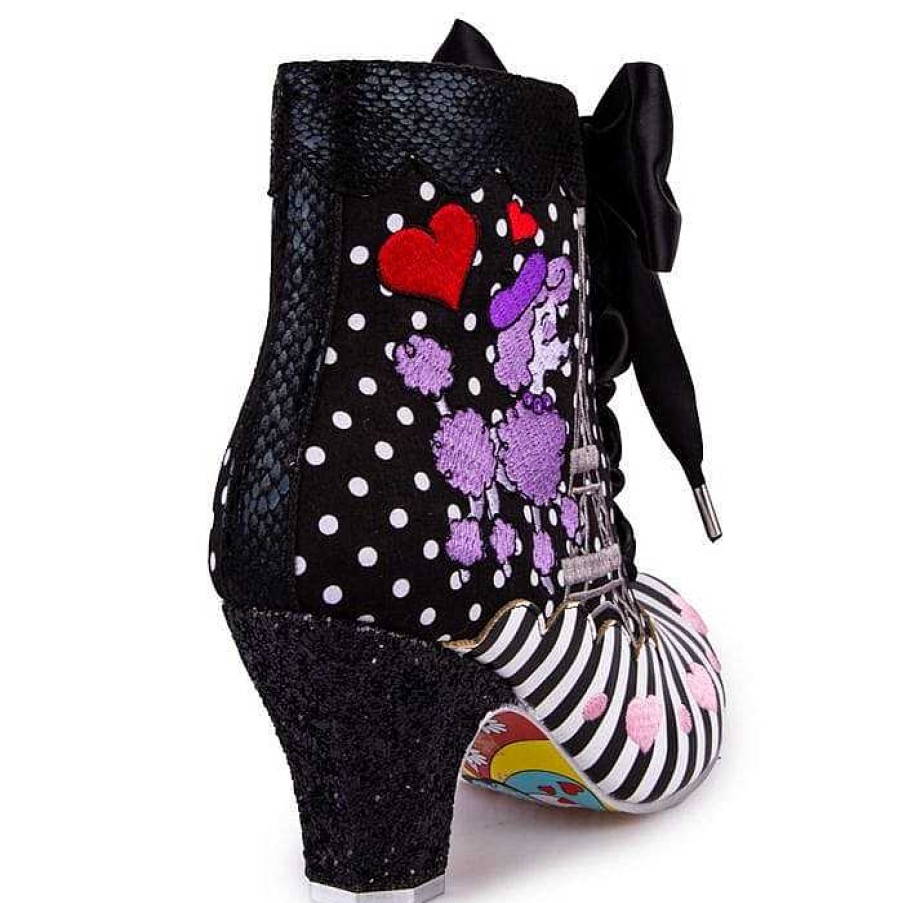 Styles Irregular Choice Irregular Choice | Paris For Two Heeled Boots