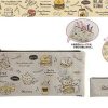 Styles Kawaii Import Pen Pouches | San-X Rilakkuma Deli 7.5" Canvas Pouch