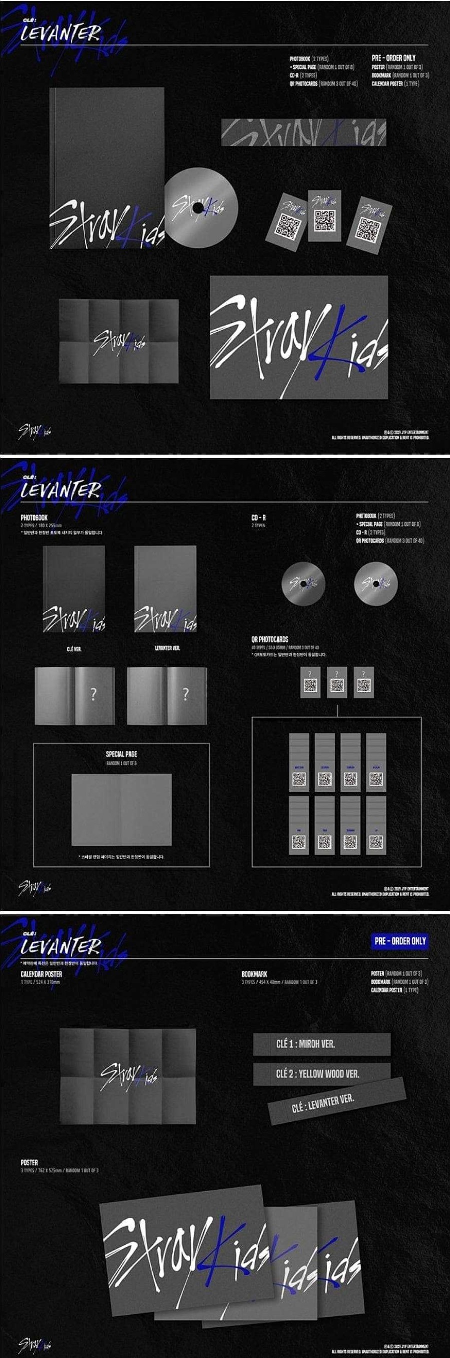 K-Pop Korea Pop Store | Stray Kids - Cle : Levanter (Mini Album) Normal Version