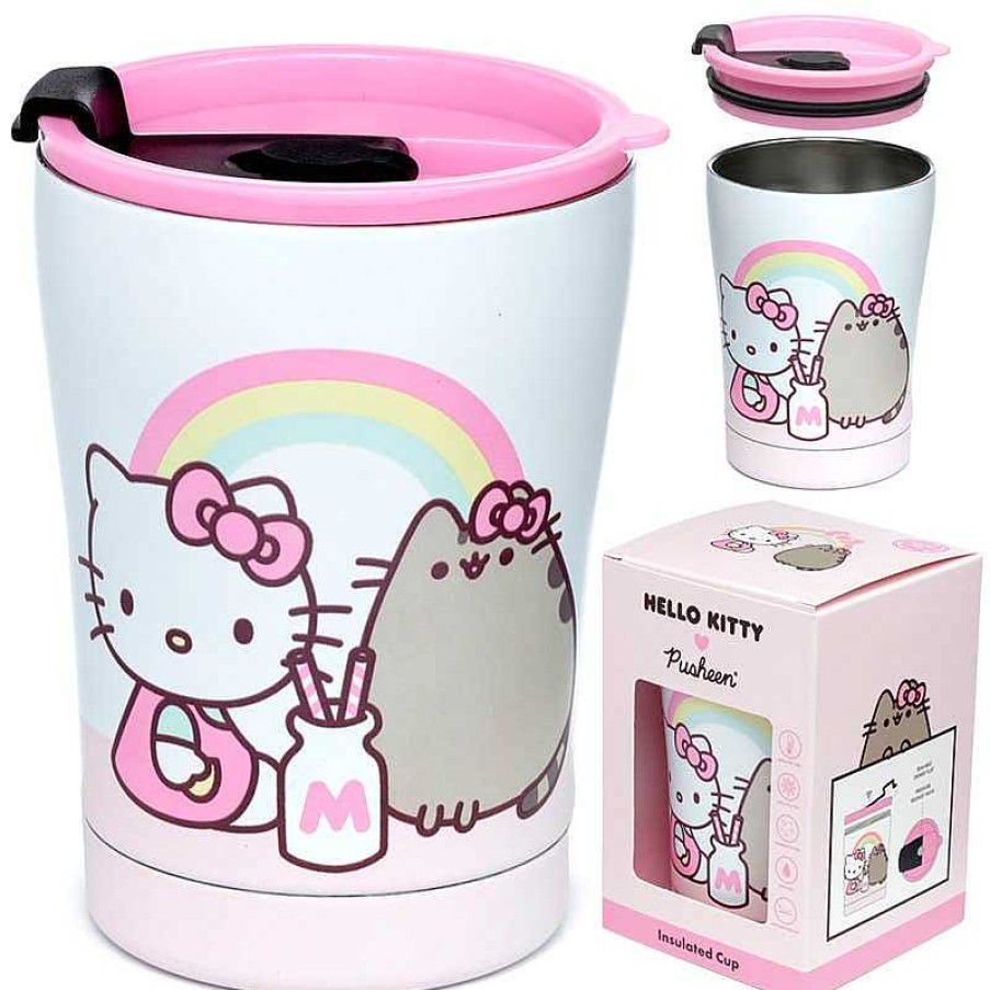 Homegoods Puckator Ltd | Hello Kitty X Pusheen Insulated Food & Drink Cup 300Ml