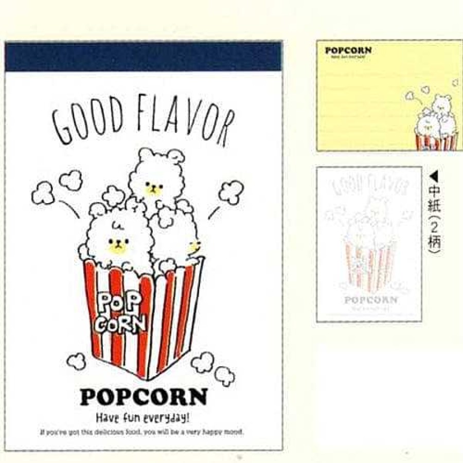 Stationery Kawaii Import Memos | Q-Lia Good Flavor Popcorn Small Memo Pad