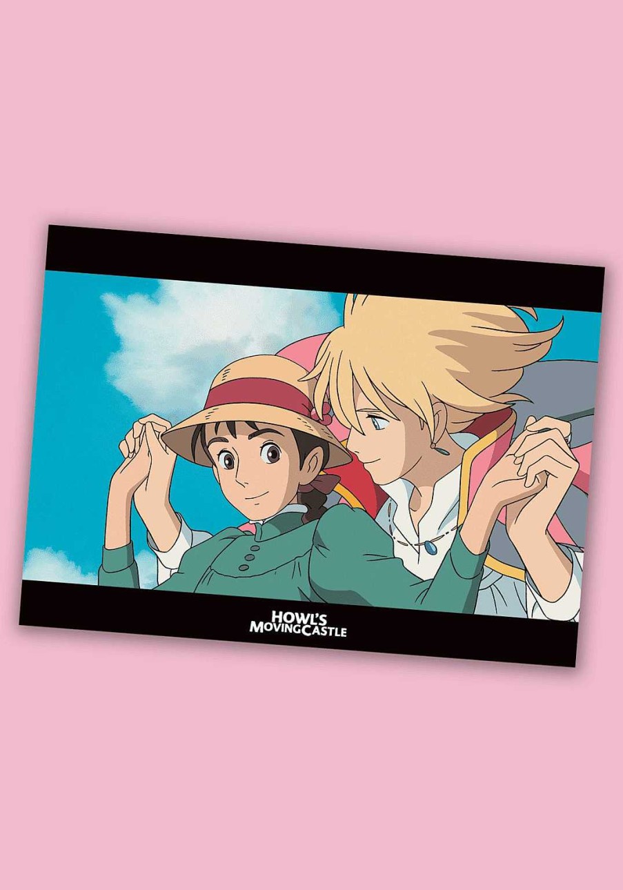 Stationery Clever Idiots | Howl'S Moving Castle A4 Plastic File Folders