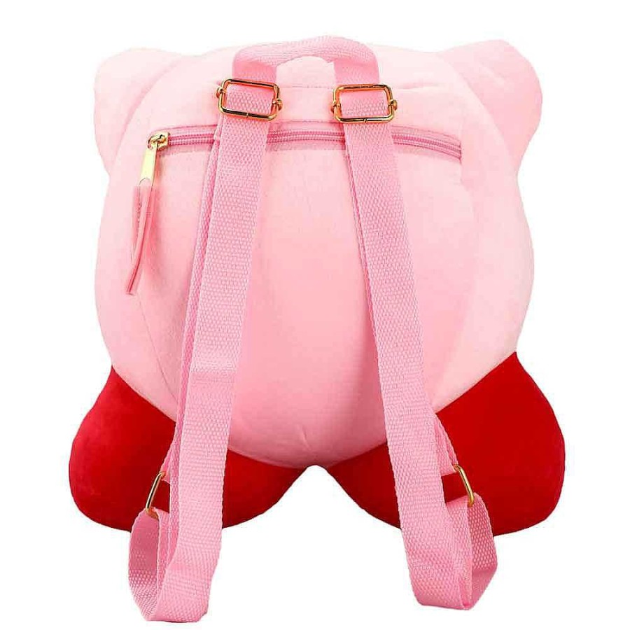 Styles BioWorld Backpacks | Kirby The Pink Puff 9.5" Plushy Mini Backpack