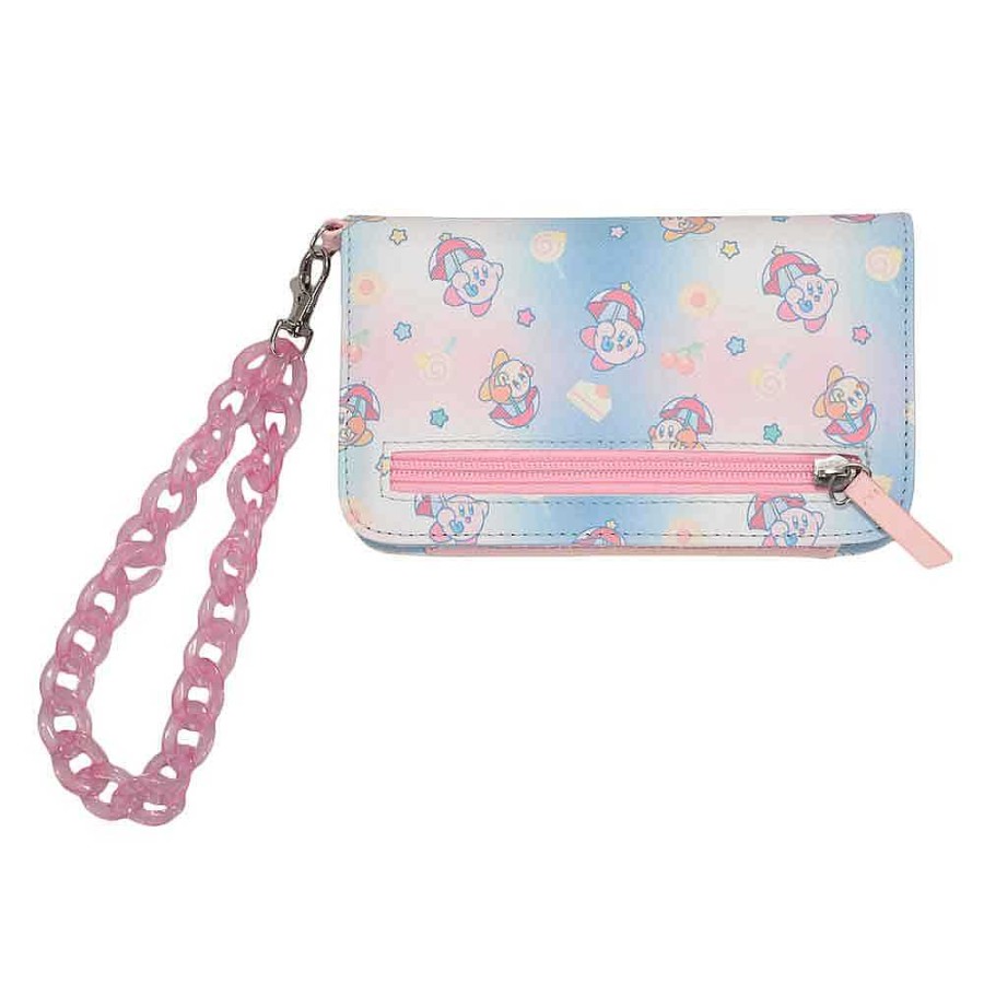 Styles BioWorld Wallets | Kirby Pink Chain Tech Wallet