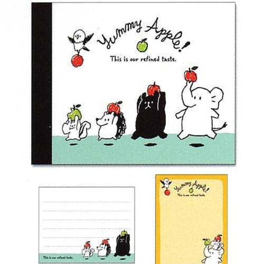 Stationery Kawaii Import Memos | Mind Wave Yummy Apple! Small Memo Pad