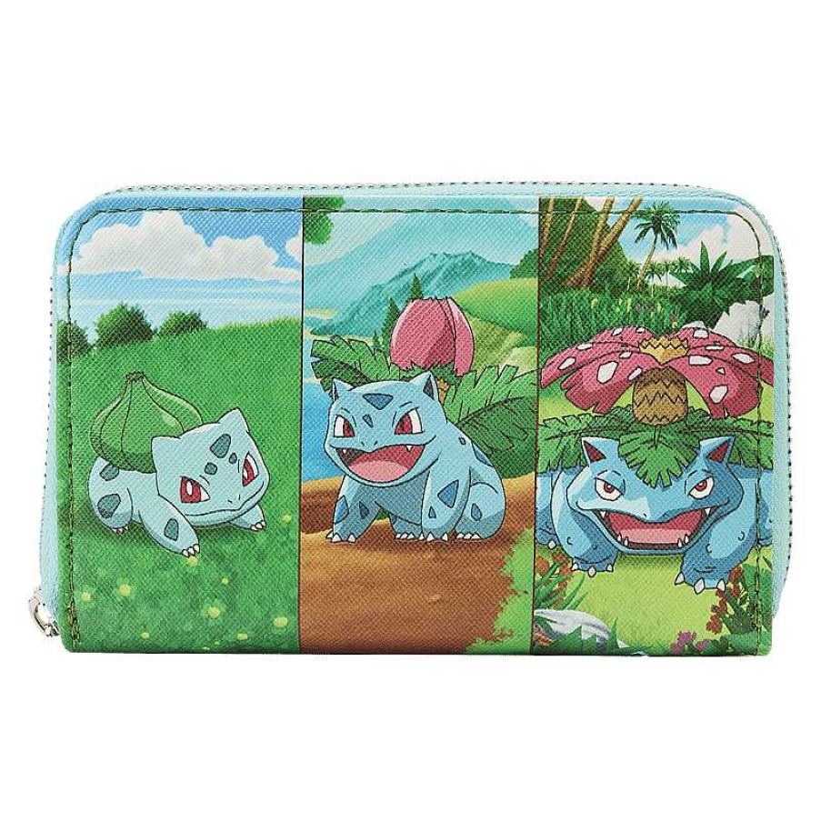 Styles Loungefly | Lf Pok Mon Bulbasaur Evolution Zip Around Wallet