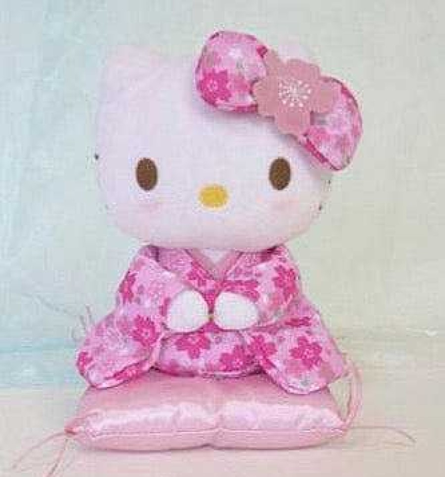 Plush Weactive | Sakura Kimono Hello Kitty Sitting Plushies