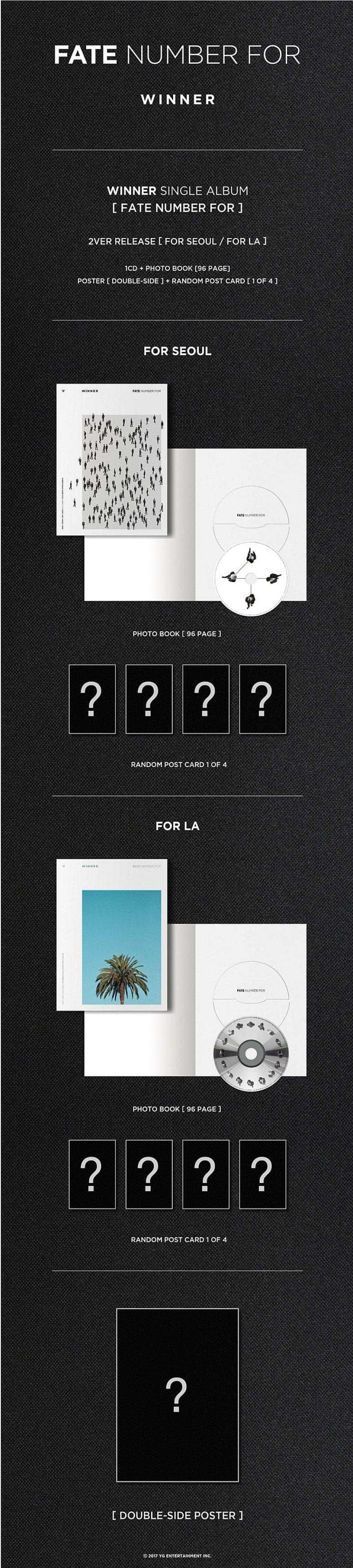 K-Pop Korea Pop Store | Winner - Fate Number For (Single Album)