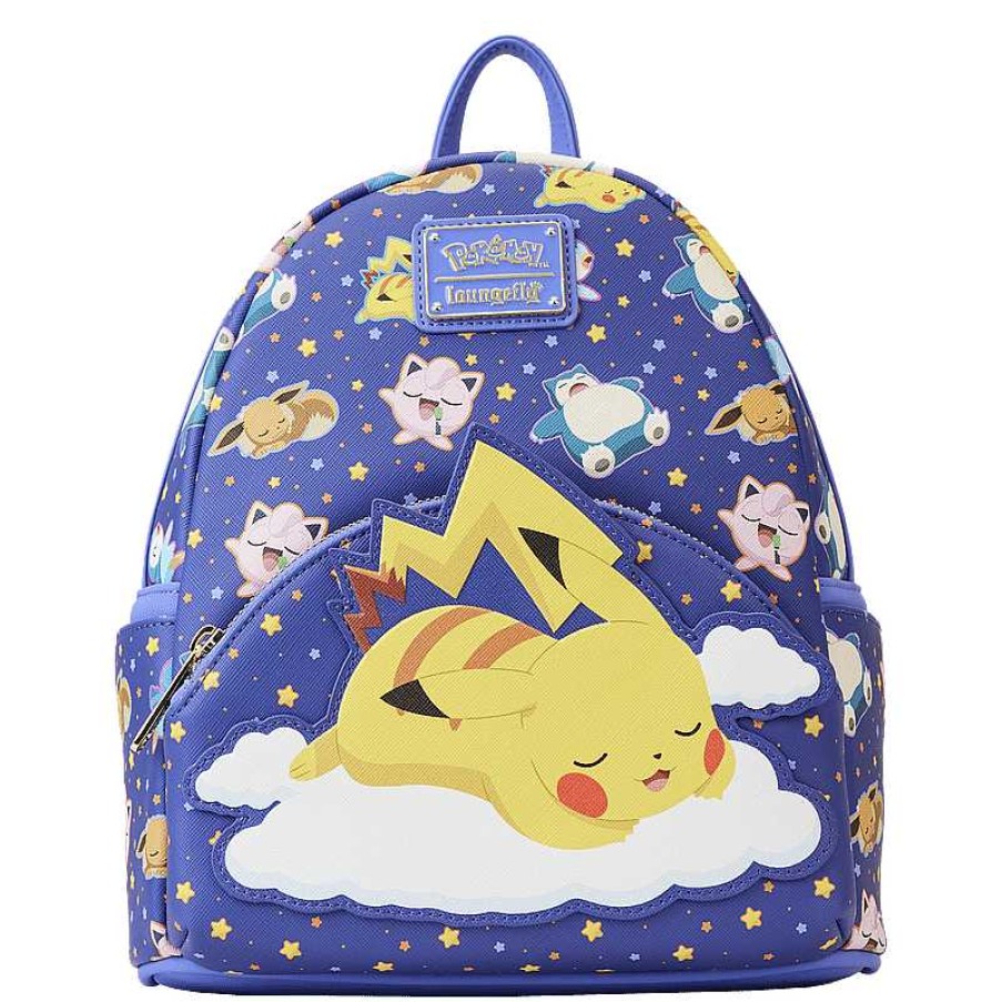 Styles Loungefly | Loungefly Sleeping Pikachu And Friends Mini Backpack