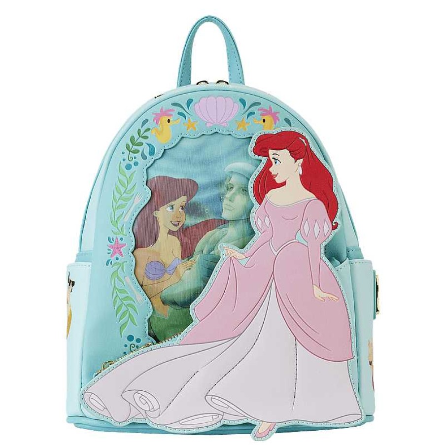 Styles Loungefly | Loungefly Disney The Little Mermaid Ariel Princess Lenticular Mini Backpack