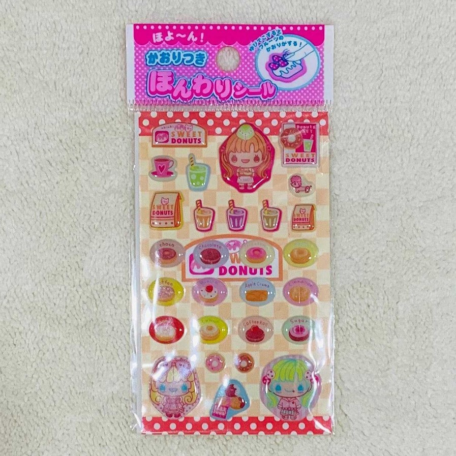 Stationery Kawaii Import Japanese Stickers | Lemon Co. Food Puffy Stickers