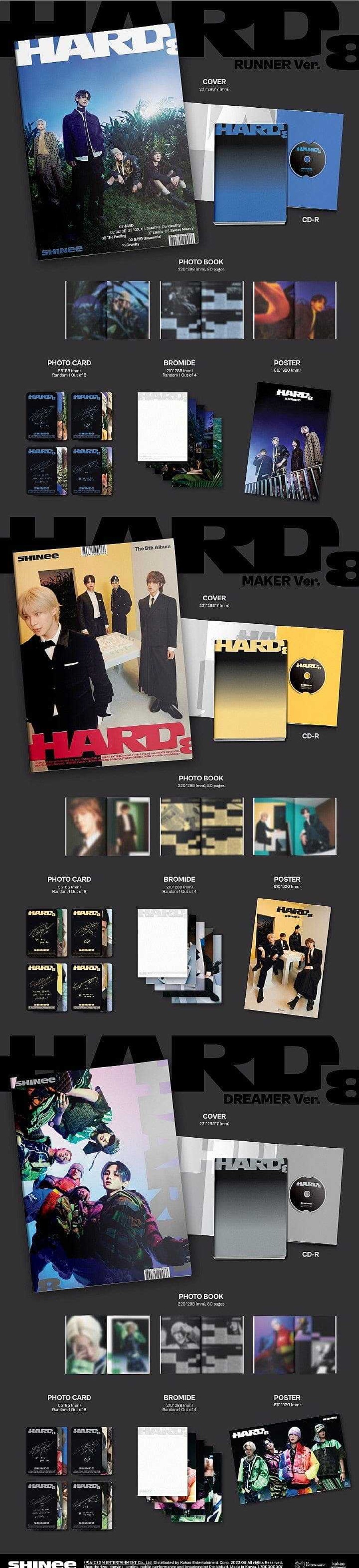 K-Pop Korea Pop Store | Shinee - Vol.8 [Hard] (Photo Book Ver.)