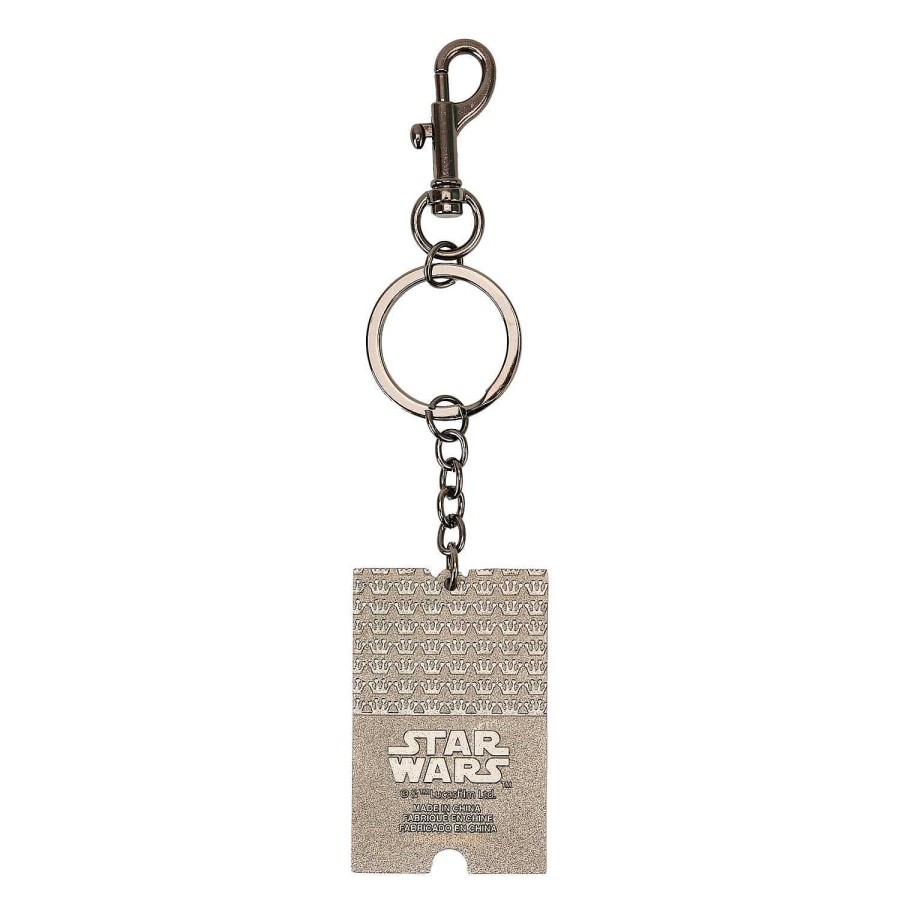 Styles Loungefly | Loungefly Star Wars Return Of The Jedi 40Th Anniversary World Premiere Ticket Lenticular Keychain