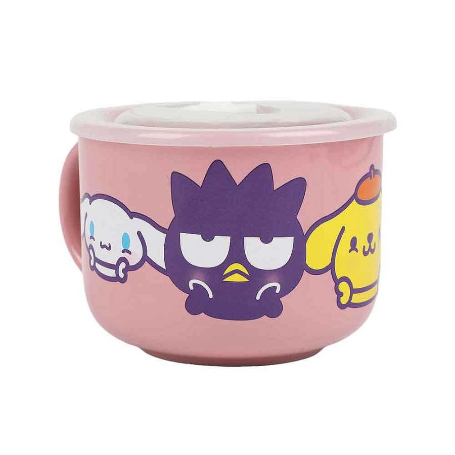 Homegoods BioWorld | Hello Kitty & Friends Ceramic Soup Mug With Vented Lid