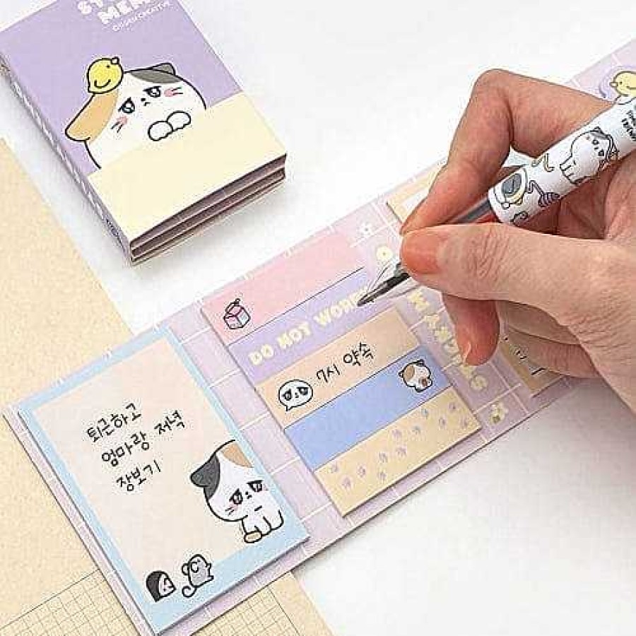 Stationery BeeCrazee Sticky Notes | Sad Animal Friends 5-Side Surprise Sticky Notes