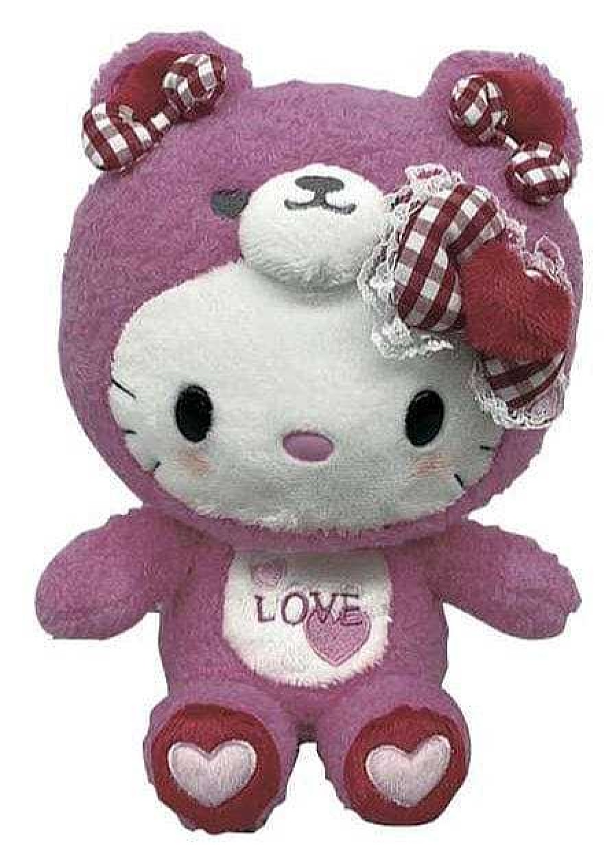 Plush Weactive | Pink Lovey Teddy Hello Kitty Plushies