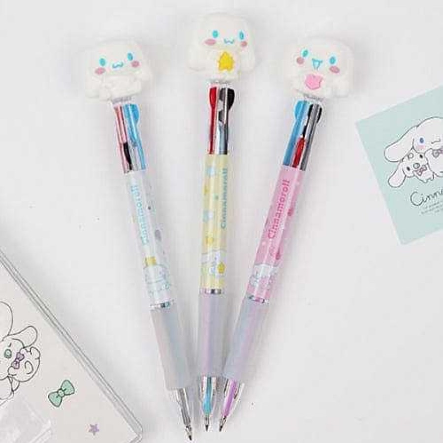 Stationery BeeCrazee Combo Writer | Cinnamoroll Mascot 3-Color Mechanical Pens