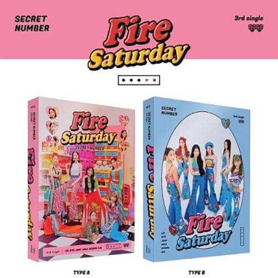 K-Pop Korea Pop Store | Secret Number - Fire Saturday (3Rd Single Album)