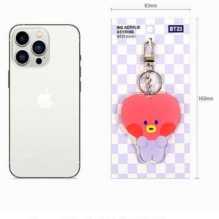 K-Pop BeeCrazee | Bt21 Minini 2.7 Inch Acrylic Mascot Keychain