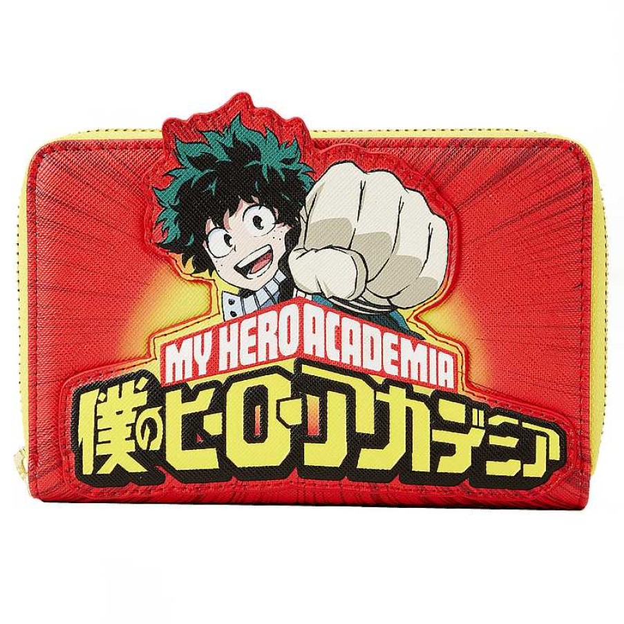 Styles Loungefly | Loungefly My Hero Academia Izuku Punch Zip Around Wallet