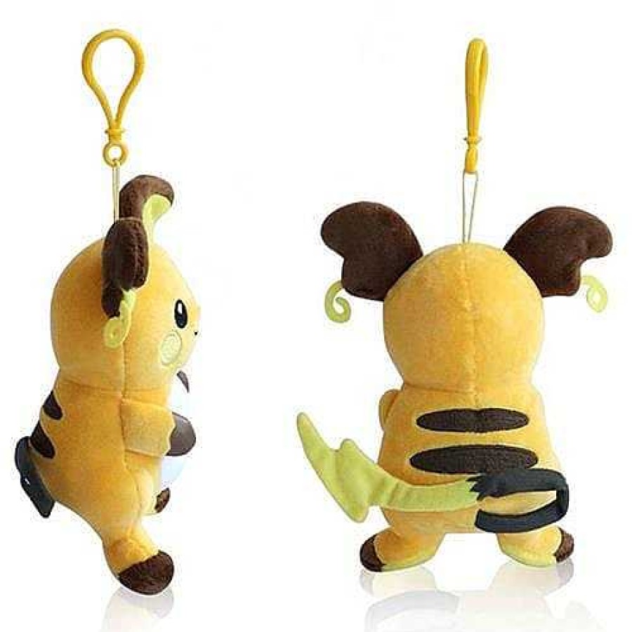 Styles BeeCrazee Bag Charms | Raichu Pokemon 5" Mascot Plush With Clip